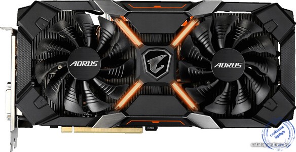 видеокарт Gigabyte AORUS Radeon RX 580 XTR